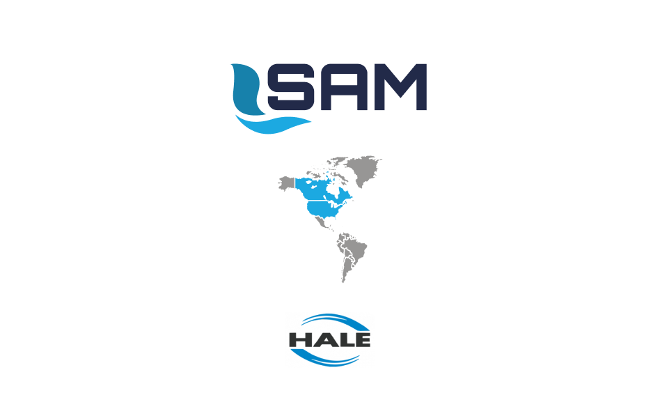 Samflows Logo and North America